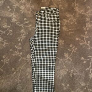 Urban Outfitters black and white checkered/plaid pants